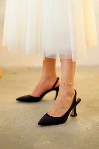 020 Zara Ince Topuk Günlük Rahat Kadın Ayakkabı  SİYAH resmi