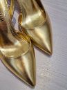 020 Zara Ince Topuk Günlük Rahat Kadın Ayakkabı  Altın
