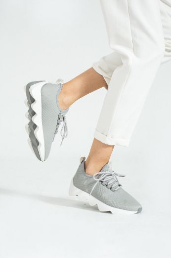 442 Kadın Sneaker Kadın Spor Ayakkabı Günlükrahat   Gri resmi