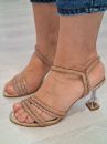 565 Kadeh Form 7Cm Topuk Abiyetaşlı Kadın Ayakkabı  Roze