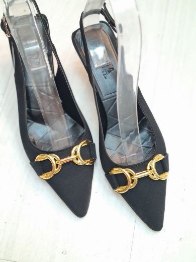 582 Chanel Toka Günlük Rahat Kadın Ayakkabı   SİYAH resmi