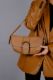 C053 Kadın Çanta Günlük Baget Clutch El Çanta  TABA DERİ resmi