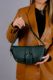 C053 Kadın Çanta Günlük Baget Clutch El Çanta  YEŞİL DERİ resmi