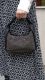 C106 Kadın Çanta Taşlı Çanta Clutch Kadın Çanta   SİYAH DERİ resmi